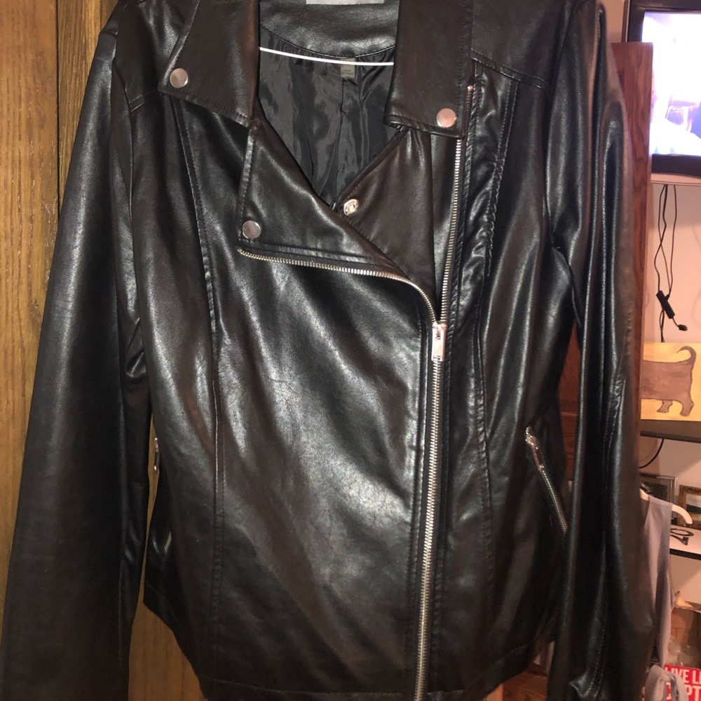 Leather jacket